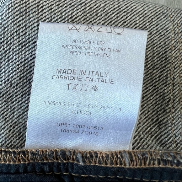 Rare 🦄 Gucci Snap Back Jeans - Picture 10 of 13